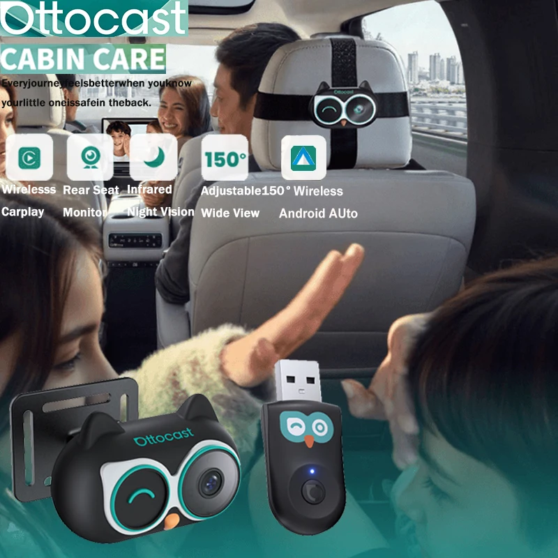 Wearable Baby Monitor - อะแดปเตอร์ Ottocast Cabin Care Wireless CarPlay