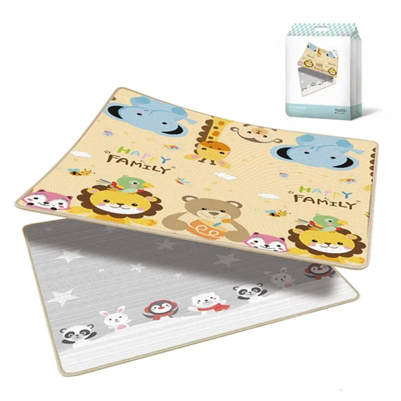 Baby Nursery Music - พรมเด็กเล่นในห้องเด็กอ่อน แผ่นรองคลาน 180x150 ปลอดสารพิษ พับเก็บได้ แผ่นรองเล่นสำหรับเด็ก