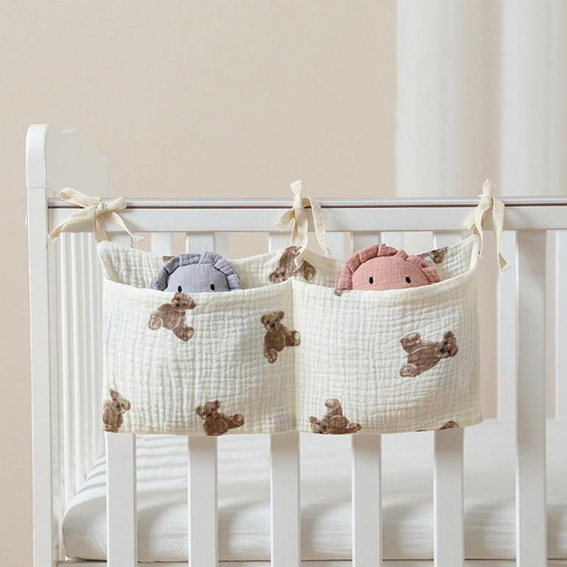 Baby Crib Organizer Cot Caddy  - Baby Nursery Bed บทวิจารณ์และราคา