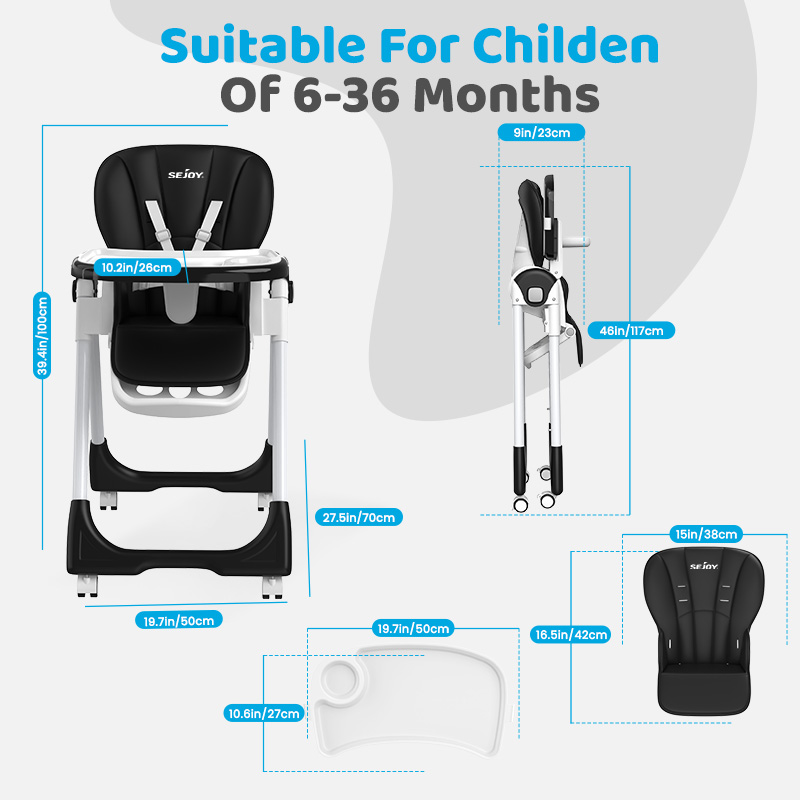 เก้าอี้เด็กปรับระดับได้ Sejoy  - Baby Nursery Bed บทวิจารณ์และราคา