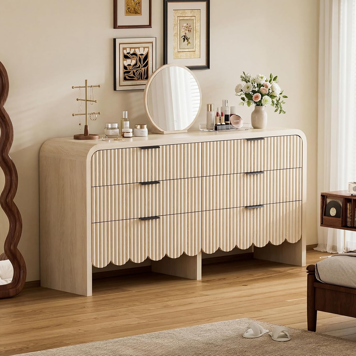 ตู้ลิ้นชักไม้ 6 ลิ้นชัก สำหรับ - Baby Nursery Handles บทวิจารณ์และราคา