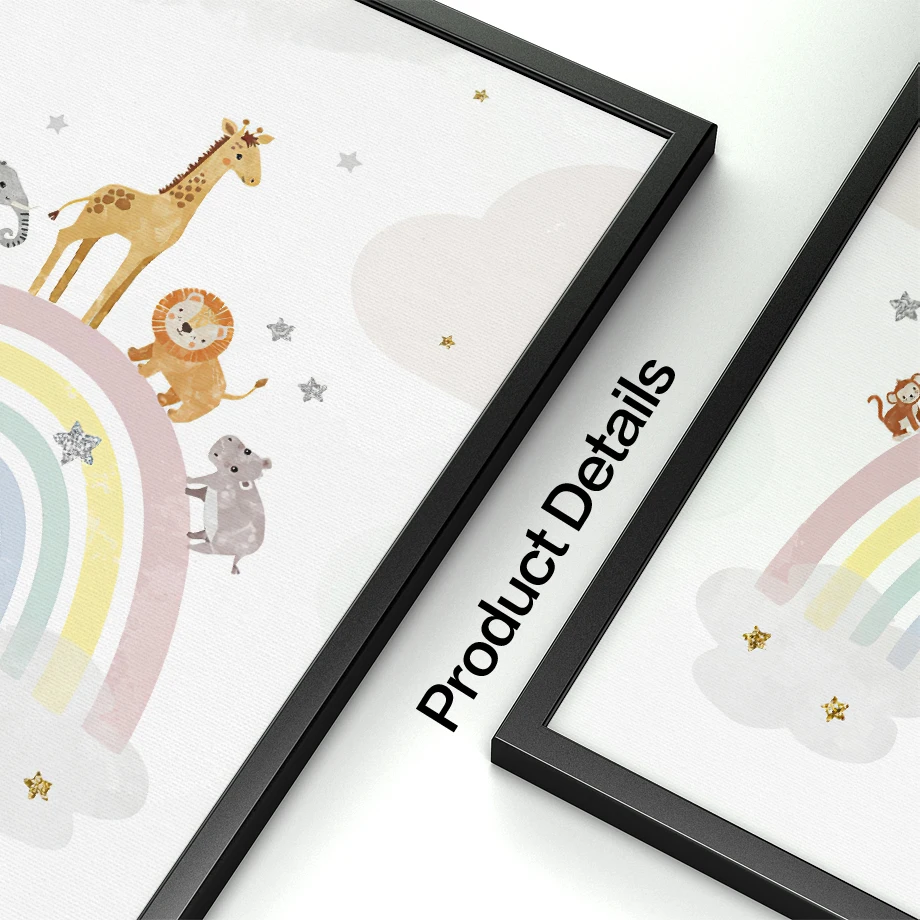 ยีราฟ ช้าง บอลลูนลมร้อน ดวงอาท - Baby Nursery Images บทวิจารณ์และราคา