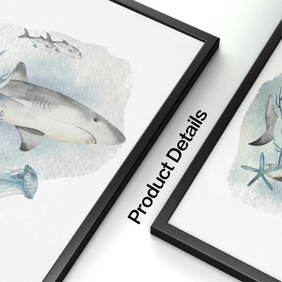 โปสเตอร์และภาพพิมพ์รูปปลาฉลามว - Baby Nursery Images บทวิจารณ์และราคา