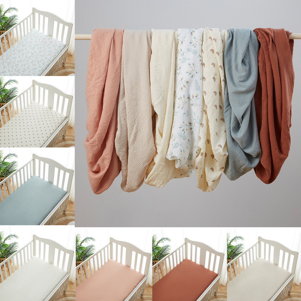 หลายขนาดทารกแรกเกิดผ้าปูที่นอน - Baby Nursery Bed บทวิจารณ์และราคา