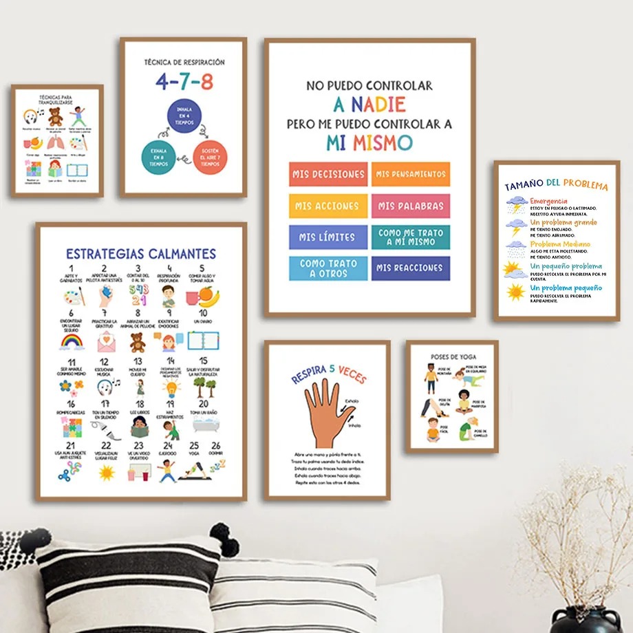 โปสเตอร์ภาพพิมพ์ศิลปะติดผนังสไ - Baby Nursery In Spanish บทวิจารณ์และราคา