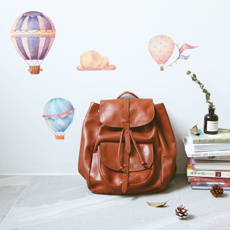 สร้างสรรค์สีสันสดใสบอลลูนอากาศ - Baby Nursery Murals บทวิจารณ์และราคา
