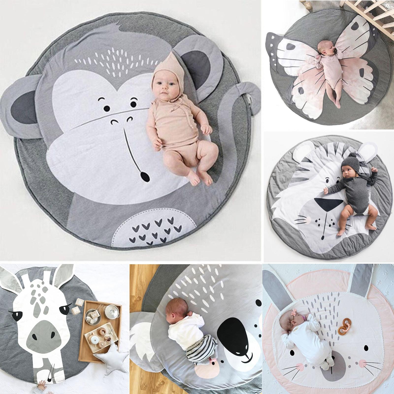 พรมลายสัตว์สำหรับเด็ก พรมกลมสำ - Baby Nursery Music บทวิจารณ์และราคา