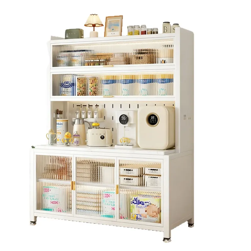 โต๊ะป้อนนมเด็กเหล็กพร้อมชั้นเก - Baby Nursery Shelves บทวิจารณ์และราคา