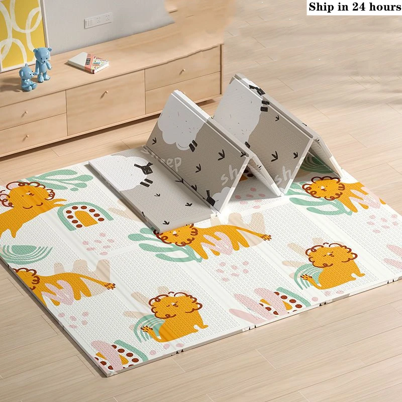 เด็กเล่นเสื่อพับได้ Xpe ปริศนา - Baby Nursery Music บทวิจารณ์และราคา