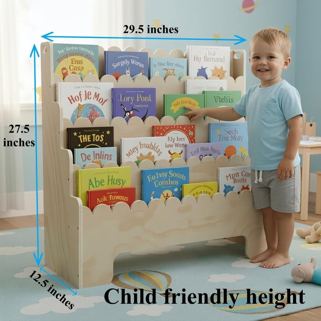 ชั้นวางหนังสือเด็ก 4 ชั้น, ชั้ - Baby Nursery Shelves บทวิจารณ์และราคา