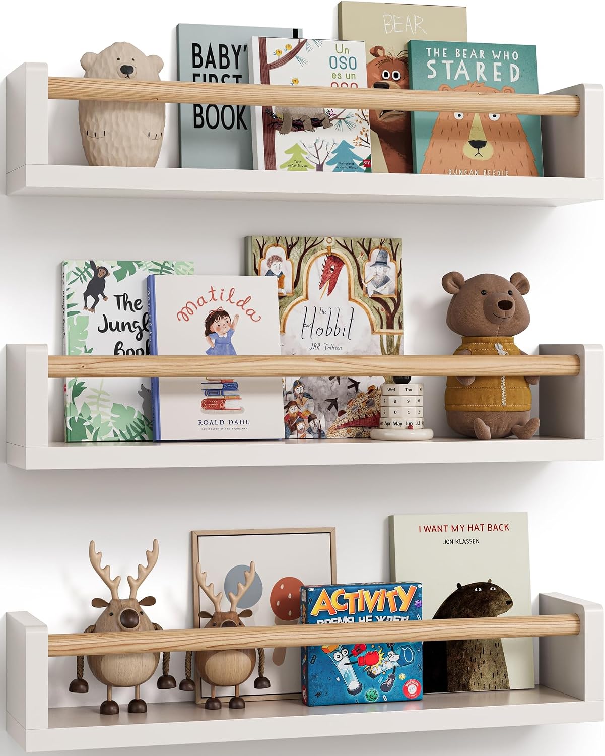 ชุดชั้นวางหนังสือแบบลอยตัว 3 ช - Baby Nursery Shelves บทวิจารณ์และราคา