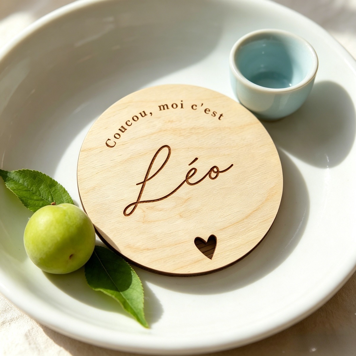 ป้ายชื่อไม้ทรงกลมแบบสั่งทำพิเศ - Baby Nursery Name Sign บทวิจารณ์และราคา