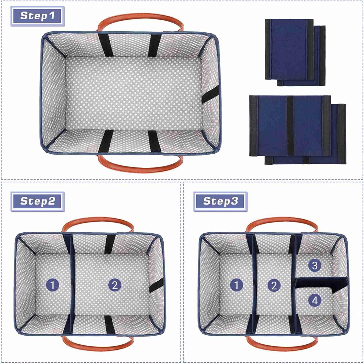 ตะกร้าเก็บของเด็กอ่อนแบบมีหูหิ - Baby Nursery Handles บทวิจารณ์และราคา