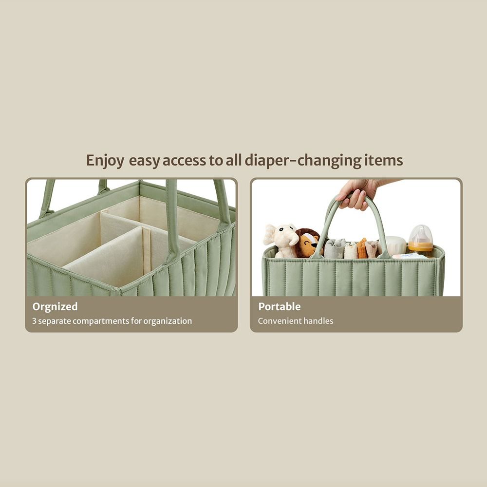 กระเป๋าเก็บผ้าอ้อมเด็กขนาดใหญ่ - Baby Nursery Handles บทวิจารณ์และราคา