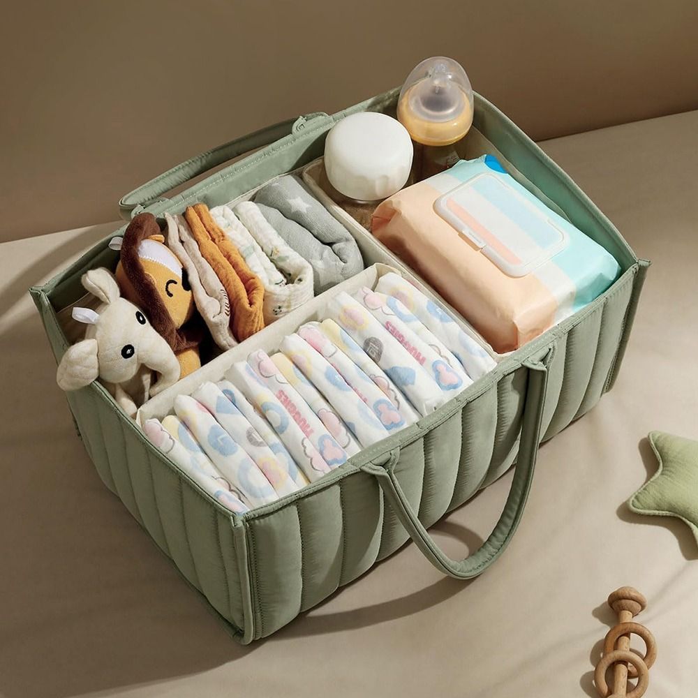 กระเป๋าเก็บผ้าอ้อมเด็กขนาดใหญ่ - Baby Nursery Handles บทวิจารณ์และราคา