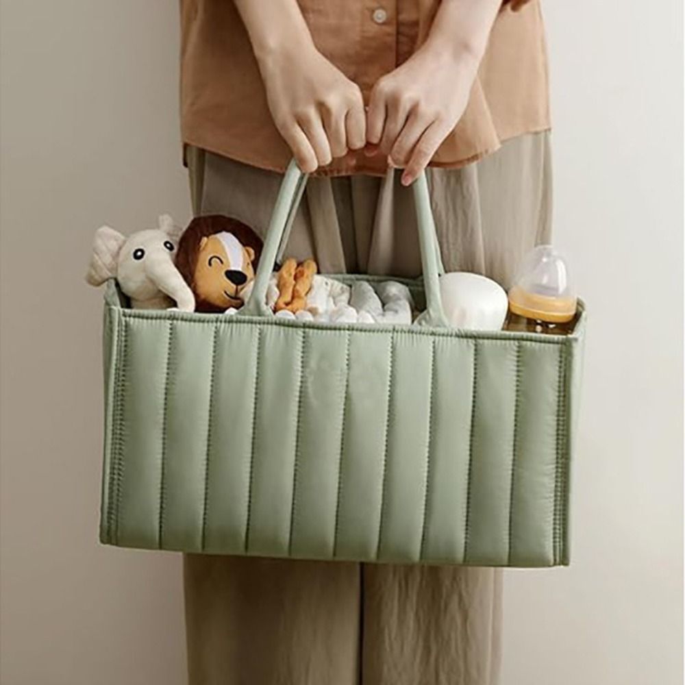 กระเป๋าเก็บผ้าอ้อมเด็กขนาดใหญ่ - Baby Nursery Handles บทวิจารณ์และราคา