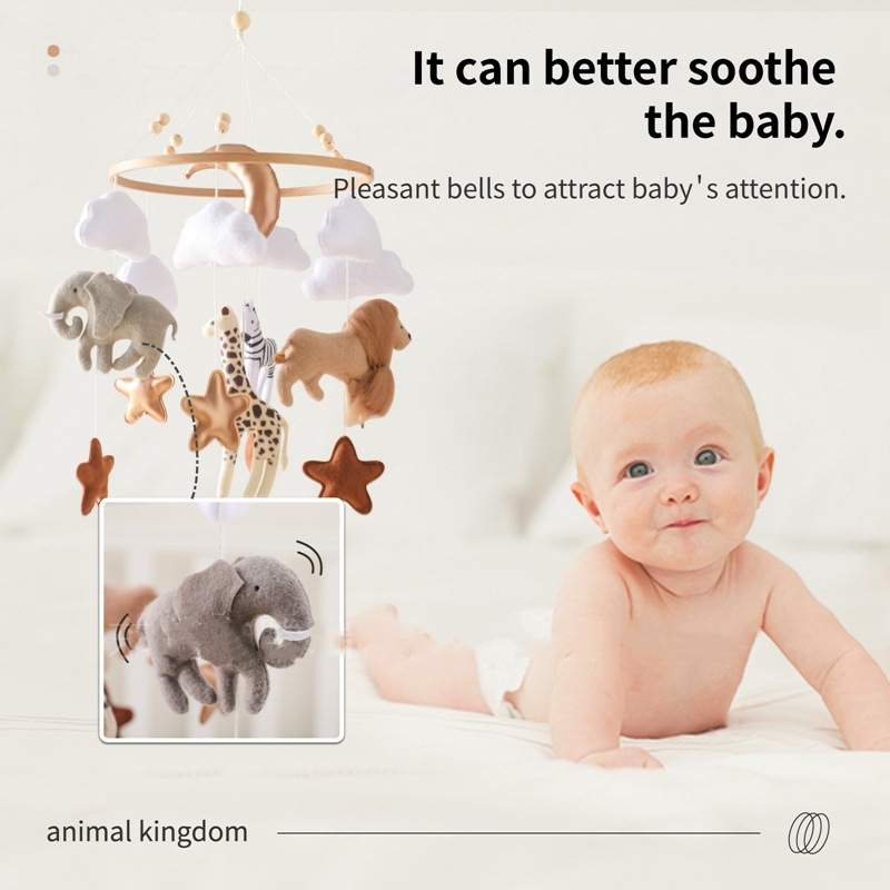 ขายร้อน Nordic Handmade Felt J - Baby Nursery Bed บทวิจารณ์และราคา